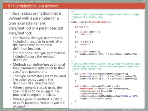 classes are used to define generic collections in c++